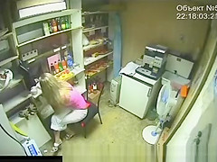 Security cam inside the counter